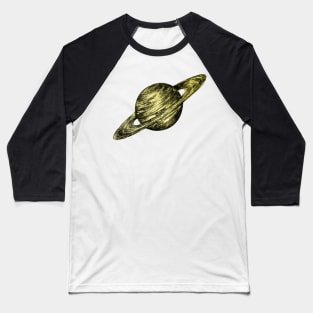 SATURN Solar System Design Baseball T-Shirt